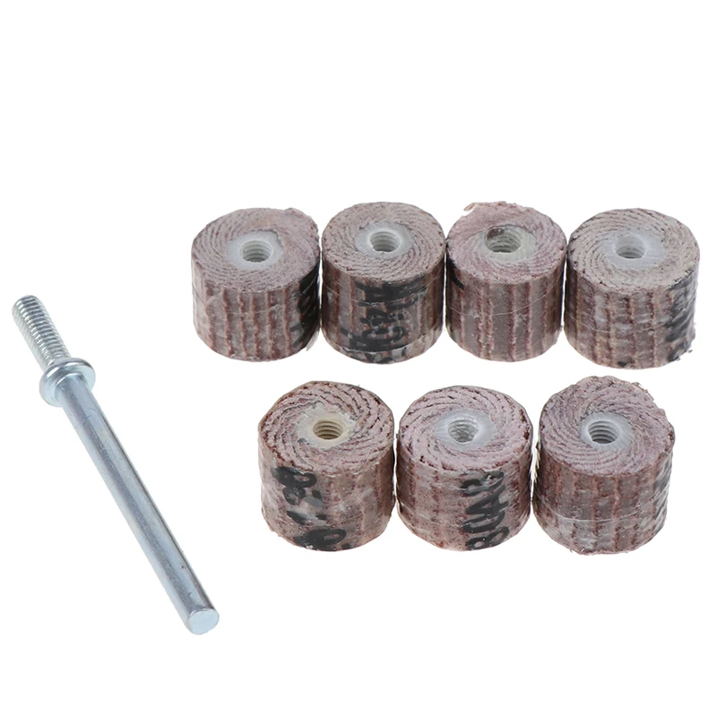 

10Pcs Dremel Accessories Sanding Flap Disc Grinding Sanding Flap Wheels Brush Sand Rotary Tool Used For Polishing 10mm