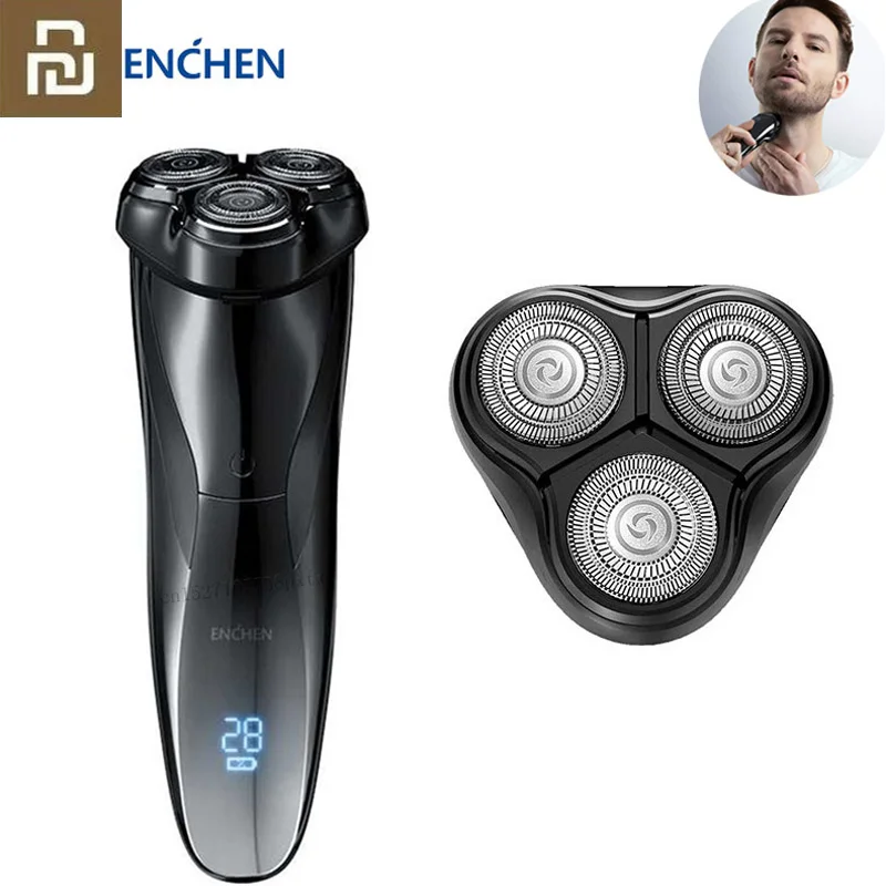 Youpin Enchen BlackStone 3 Pro электробритва бритва/головка резак моющаяся IPX7