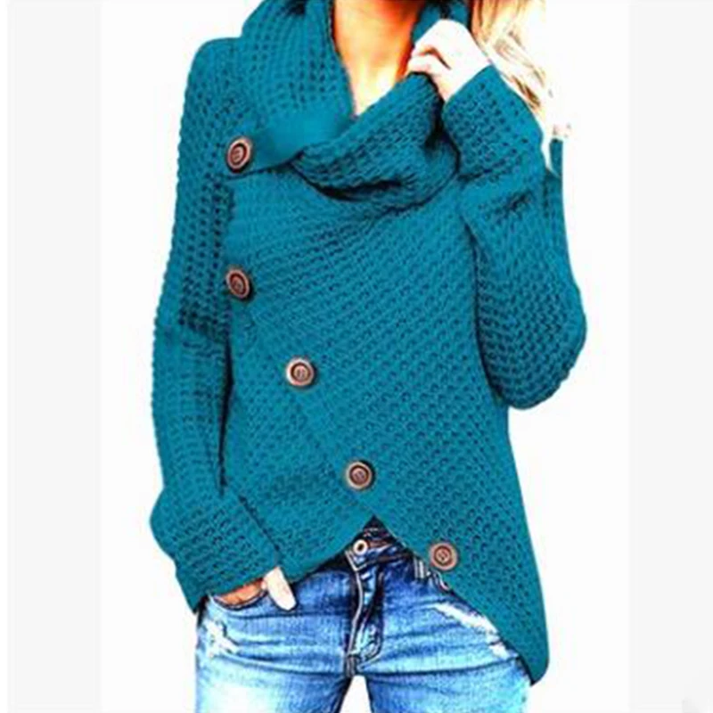 Одежда для девочек вязаный свитер зимнее плотное теплое пальто с высоким воротником качественная одежда с длинными рукавами для детей от 13 до 20 лет г., лидер продаж
