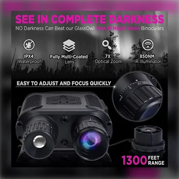 

Night vision binoculars boutique digital night vision binoculars for complete darkness GlassOwl infrared night vision S8*