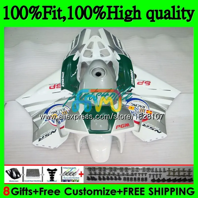 Литья под давлением для HONDA MC28 NSR250R 94 95 96 97 99 86BS. 25 СМП 250 250R NSR250 R 1994 1995 1996 1997 1998 1999 обтекатель, темно-синий, серый, зеленый