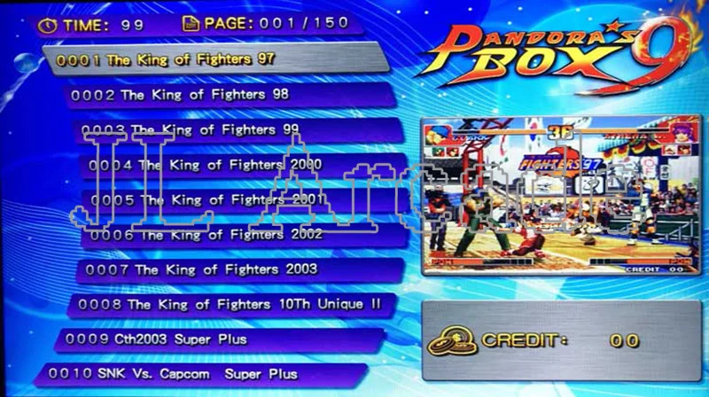 1500 In 1 Pandora's Box 9 Jamma Arcade or Family Game PCB Board Support PC/PS3/Raspberry Pi/Linux.XBbox for Box Game Console