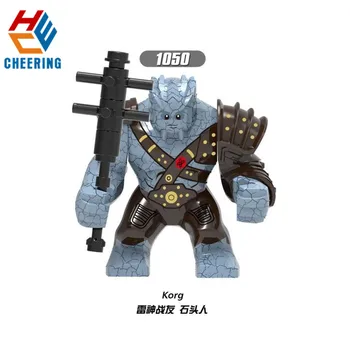

XH 1050 Figures Building Blocks Avengers 4 Endgame Bricks Super Heroes Education Korg Monger Hulk Whiplash Toys For Children