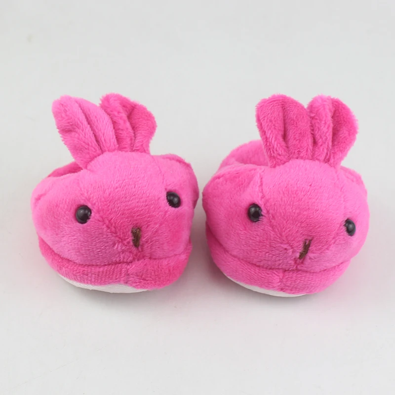 Plush Slipper Wear For 43cm Baby Doll 17Inch Doll Shoes And Accessories plush doll accessories doll shoes doll accessories doll clothes accessories
