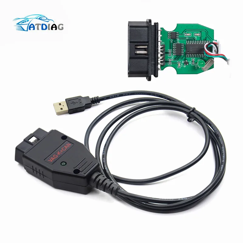 VAG K + CAN Commander 1 4 obd2 диагностический сканер инструмент OBDII COM Кабель для vag