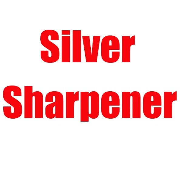 Silver Серебряный точилка для ножей Кухонные Точилки инструменты - Цвет: Silver