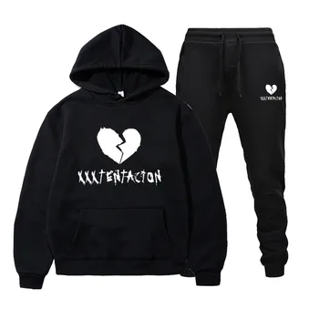 

Men's Tracksuit Vault -Tec 2 sets of new fashion jacket sportswear men's sweatpants hoodies spring and autumn men's brand hoodie