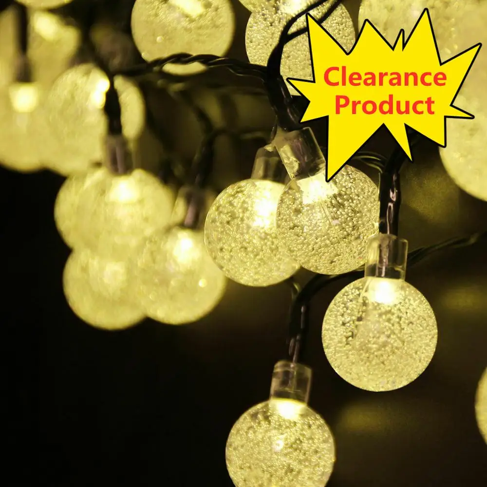 

T-SUNRISE Solar String Lights 50 LED Solar Garden Light Outdoor Garden Christmas Halloween Birthday Party Decoration Solar Light