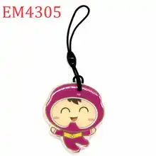 125 кГц отбрасываемая клея пустая перезаписываемая карта записываемые брелоки метки стикер RFID EM4305 EM4205 водонепроницаемый брелок контроль доступа 1