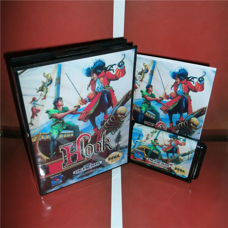Чехол крючок US с коробкой и руководством для игровой приставки Sega Megadrive Genesis 16 бит