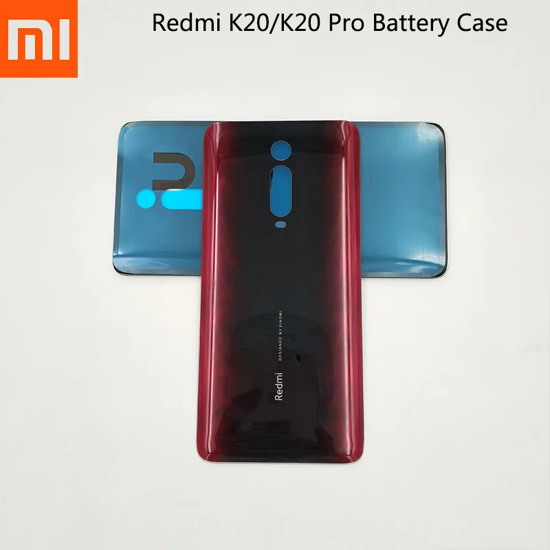 

100% Original Redmi K20 Glass Battery Case For XiaoMi Redmi K20/K20 Pro Mi 9T Pro Phone Cover With Adhesive Sticker 6.39 Inch