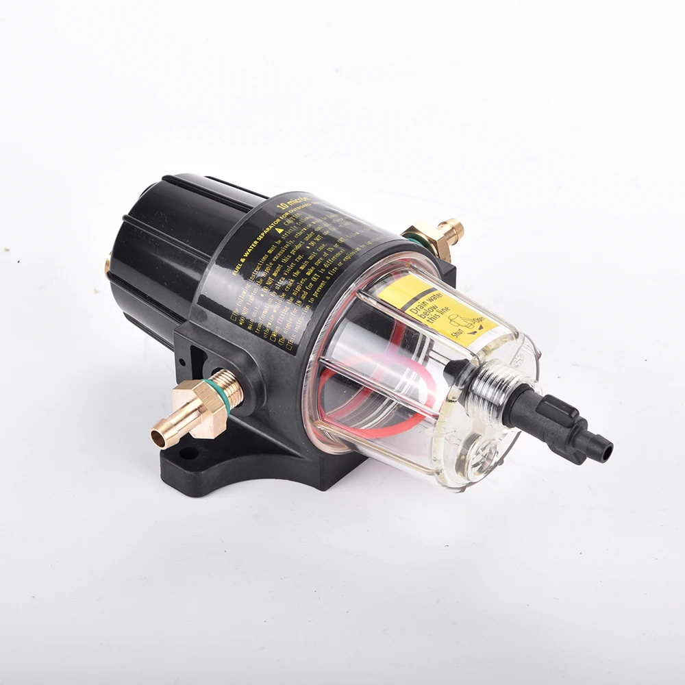 Yacht boat diesel and gasoline engine UF-10K Fuel Filter Water Separator Assembly-Clear Bowl All Outboard Motors Fuel Tank