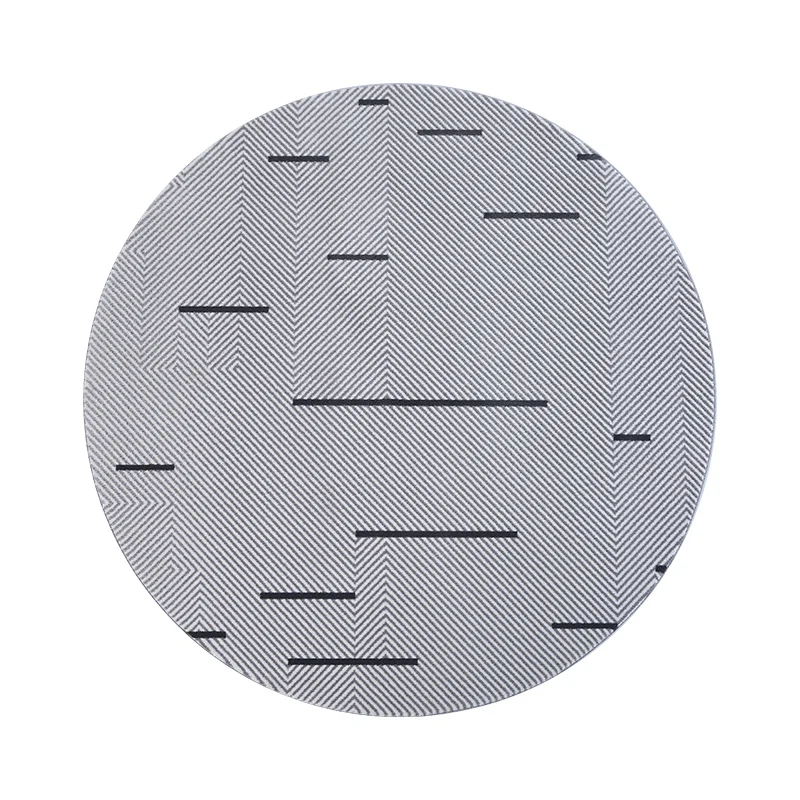 

Modern compact circular carpet Nordic light luxury living room tea table mattress net red geometry bedside blanket
