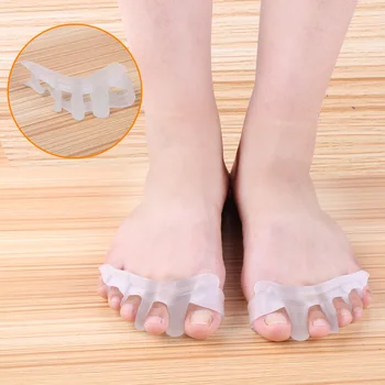 

Silicone Hallux Valgus Correction Foot Care Tool Gel Bunion Protector Toe Separators Straightener Spreader Correctors 2pcs/pair