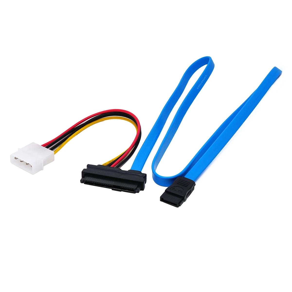 SFF-8482 SAS 29PIN кабель для SATA 7PIN hdd 70 см синий цвет | Компьютеры и офис