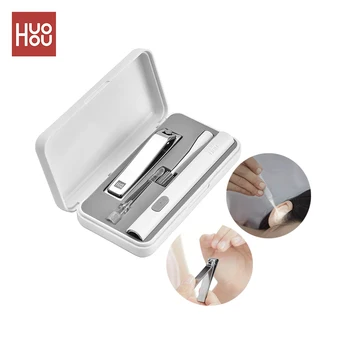 

Youpin HUOHOU Portable Ear Picker Nail Clippers Kit In-Ear Cleaning Endoscope Tool Set with LED Light Storage Box USB Charging