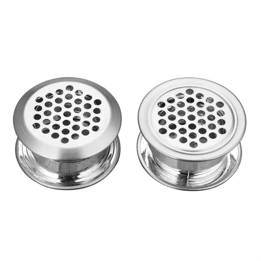 5/10Pc/Set Stainless steel double-sided adjustment vent cover furniture Air Vent Louver ventilator grille cover for Shoe cabinet
