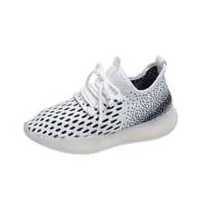 NAKKESHMEN-Breathable Fly Weaver Shoes 2020 Summer New Style Versatile Athletic Shoes Student INS Running Casual Shoes Women's