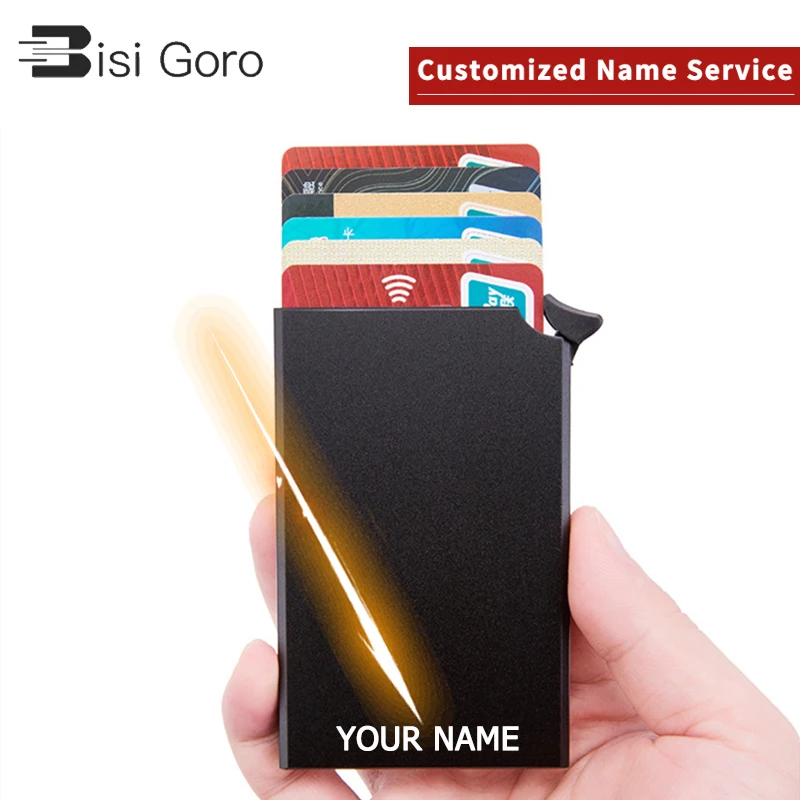 BISI GORO/2021 Новая лазерная гравировка защита от кражи RFID самораскрывающаяся