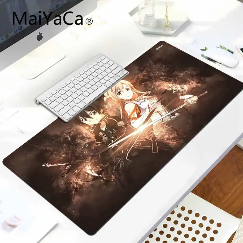MaiYaCa Sword Art Online игровые коврики для геймеров коврик для мыши Комфортный коврик для мыши игровой коврик для мыши