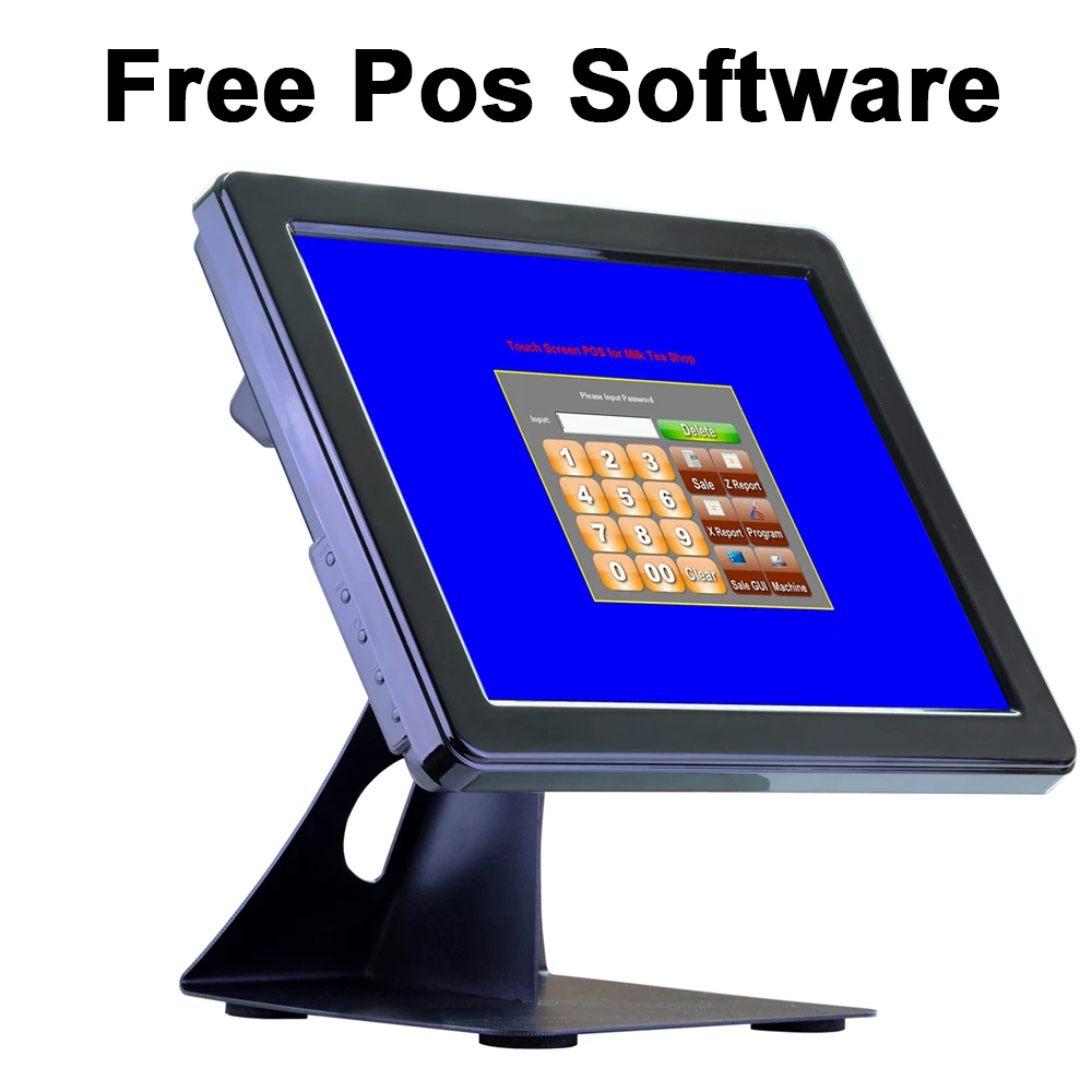 POS only 15 inch POS Software Touch Screen POS System Cash Register Machine For Restaurant Or Retail Store - Цвет: POS only