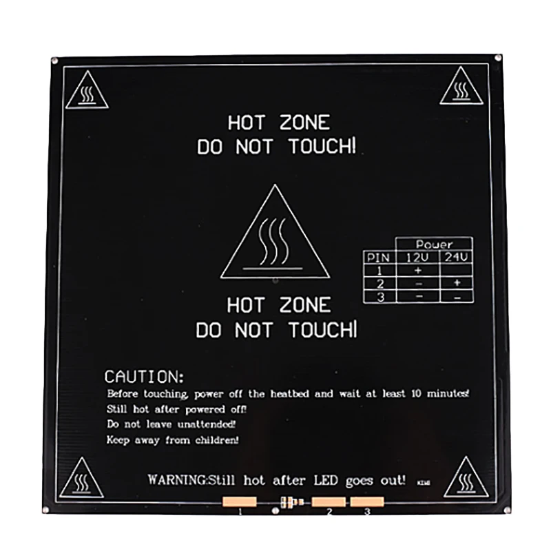 

3D Printer Accessories MK3 Aluminum Substrate Hot Bed 214x214x3.0MM Standard Heatbed