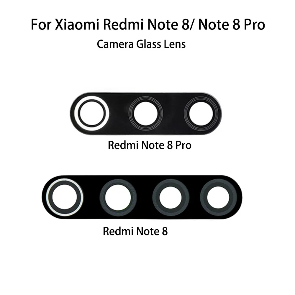 Стеклянный объектив для камеры Xiaomi Redmi Note 8 Pro &amp задняя камера стеклянный с клеем