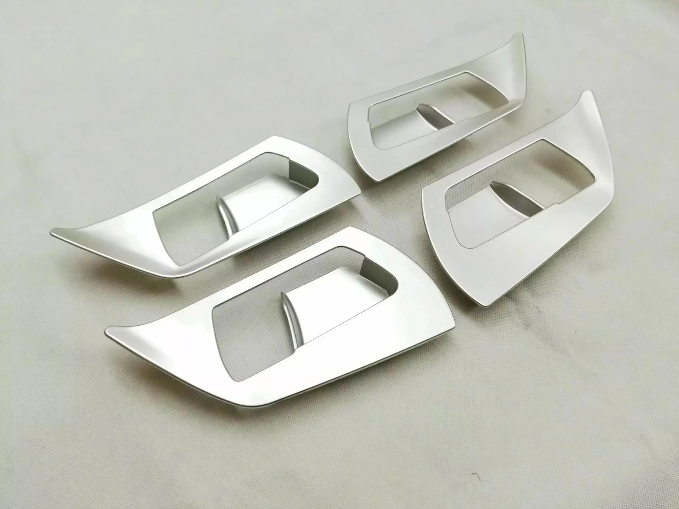 For Toyota RAV4 ABS Chrome Car body Door inner built Handle Bowl Cup Cover Trim Insert Cover Sticker frame lamp