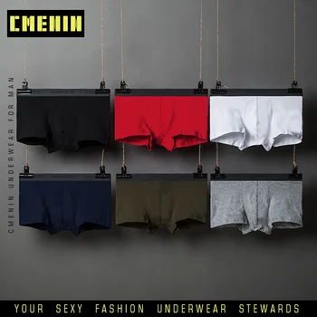 

2020 NEW 6pcs/lot cotton underwear men Underwear Men Boxer Homme Mens Underwear Boxershorts Men Boxers Sexy Boxer Shorts AD304