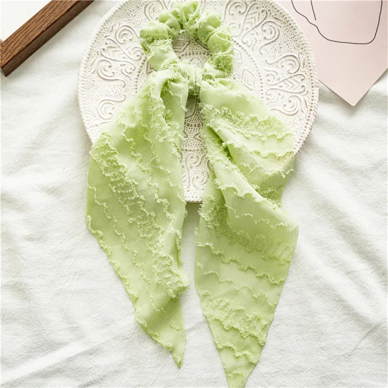 Рисунок 6 - Ruoshui женские шифон волос Галстуки-ленты