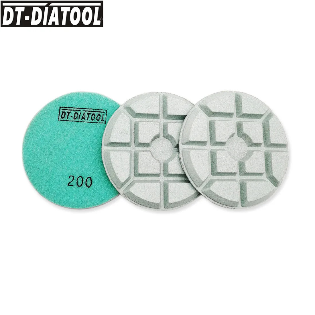 DT DIATOOL 3 шт. диаметром 100 мм алмазные полимерные колодки для бетона шлифовальные