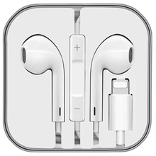Проводные Bluetooth наушники в ухо для iPhone 7 8 Plus X XR XS MAX 11 Pro Max стерео звук наушники с микрофоном проводное управление