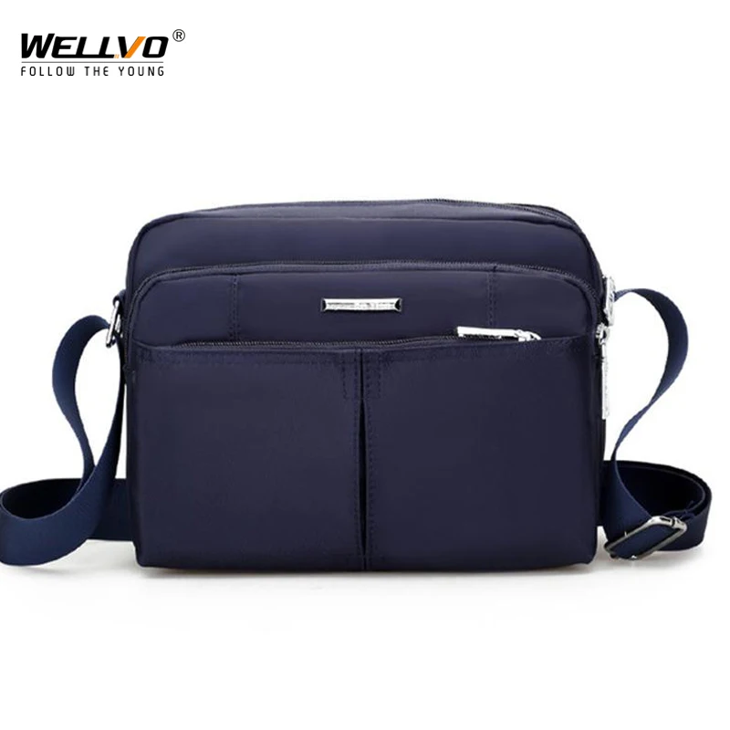 

Big Capacity Nylon Waterproof Satchels Brand Men's Crossbody Bag Men Messenger Bags Fashion High Quality Shoulder Bag XA511ZC