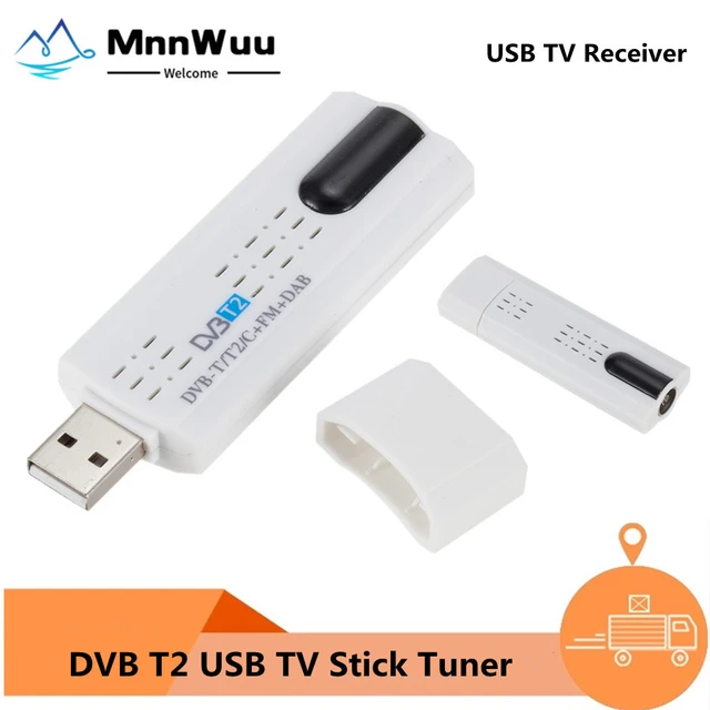 Digital Satellite Dvb T2 Fm Usb Tv Stick Tuner With Antenna Hdtv Remote  Receiver For Dvb-t2/dvb-c/fm/dab Pc Laptop Tv