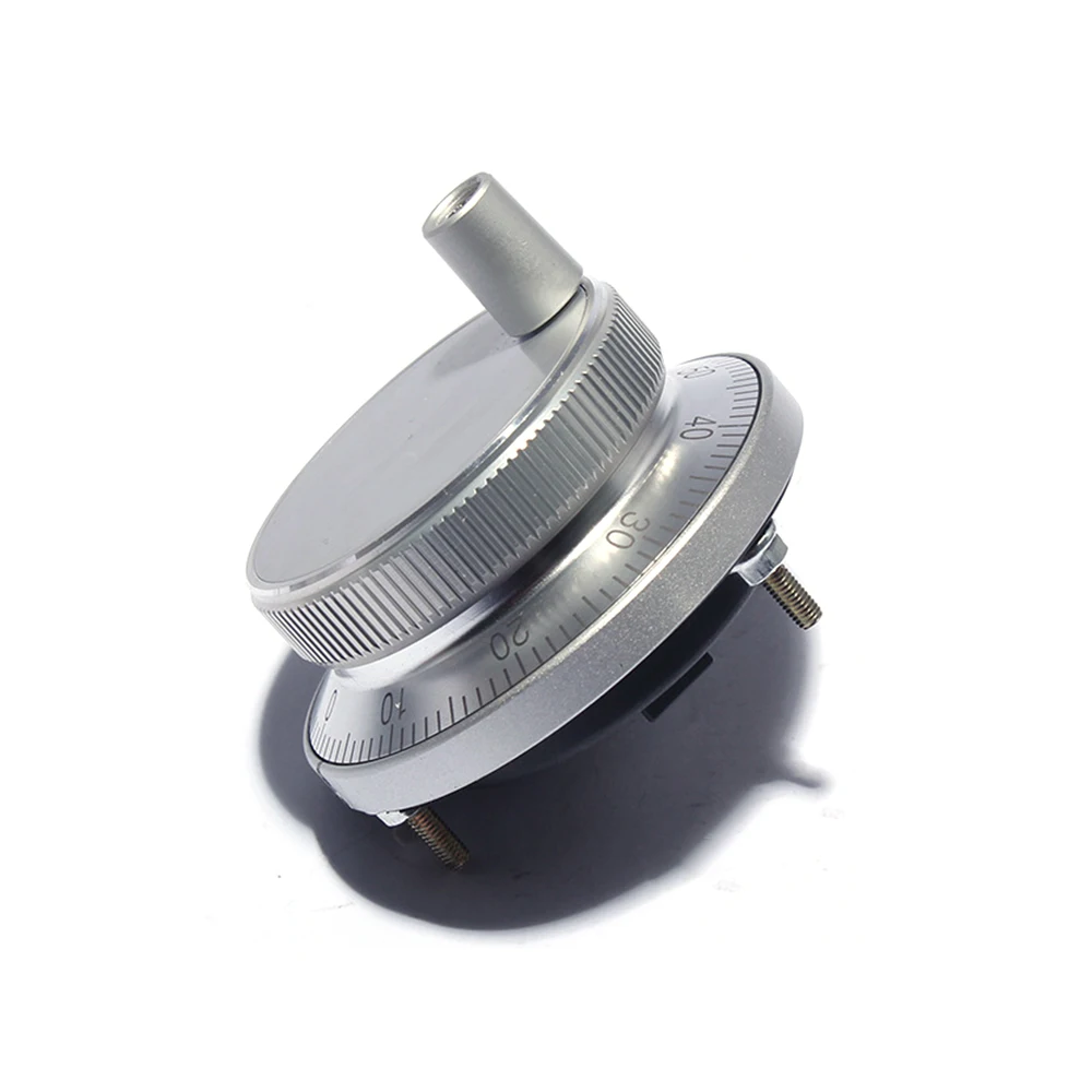 Waterproof Manual Pulse Controller CNC Pulser Handwheel 5V 60mm Pulse Generator Hand Wheel Machine Rotary Encoder Electronic