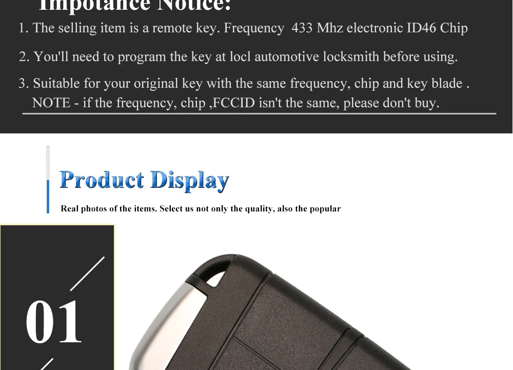 Keyforkess 50 pz 433MHz ID46 Smart Remote Car Key Fob per Dodge Charger Journey Challenge Dart Durango Chrysler 300C M3N-40821302 - Hba1fb4d355be4fb5a56e405e7547e6f9Z