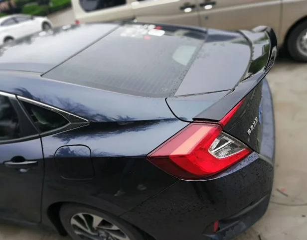 Для honda civic спойлер MC стиль для- civic задний Багажник крыло праймер черный белый цвет краска АБС высококачественный спойлер