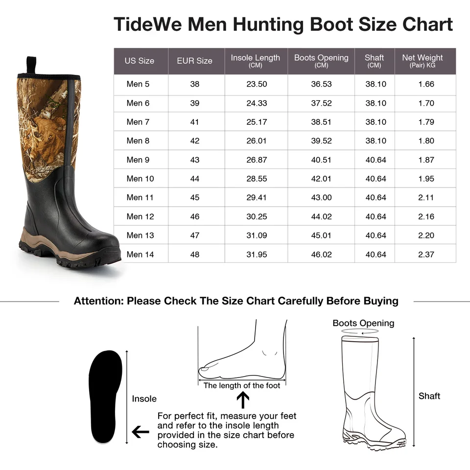 tidewe boots