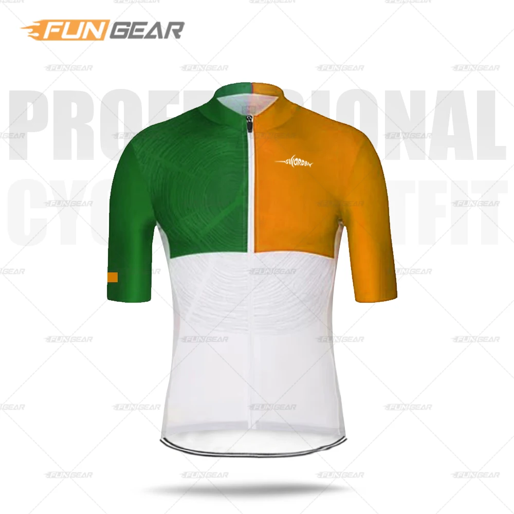 Cycling Clothing Men's Bicycle Jersey Set Summer Cycle Bib Short Ropa Ciclismo Maillot Roupa MTB Road Biking Wear Quick Dry - Цвет: Jersey
