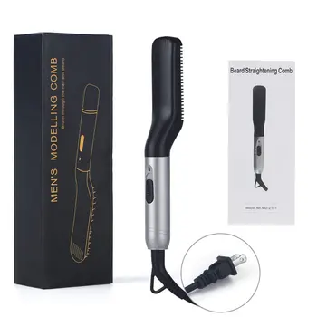 

Portable Men'S Straight Hair Comb Multi-Function Hair Comb Beard Style Comb Does Not Hurt Hair Straightener