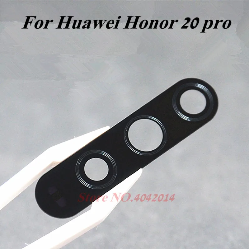 2 шт., оригинальная задняя камера, стеклянный объектив для huawei Honor 20 20i 20 pro, задняя крышка для объектива камеры, запасные части с наклейками