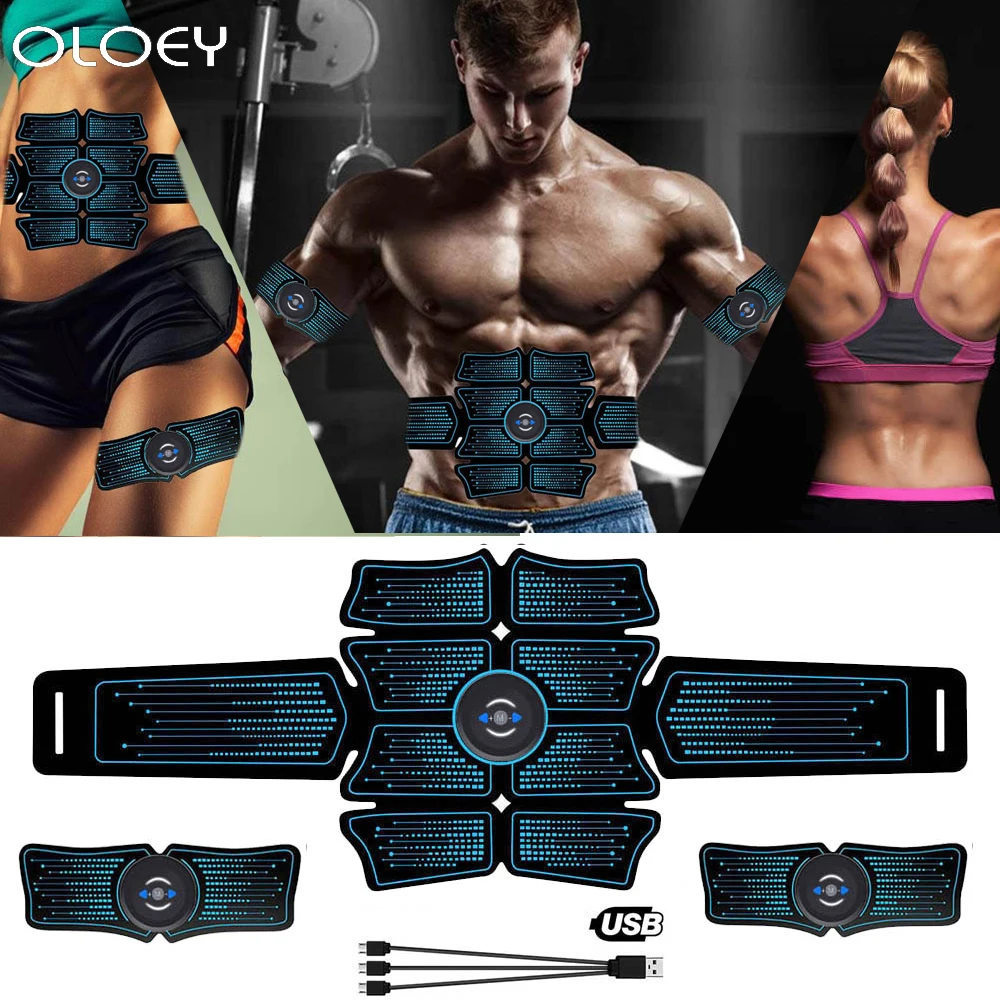 

EMS Abdominal Electromagnetic Stimulation Of Muscles Abs Training Gear Muscles Toner Exercise At Home Gym Fitness Equipment