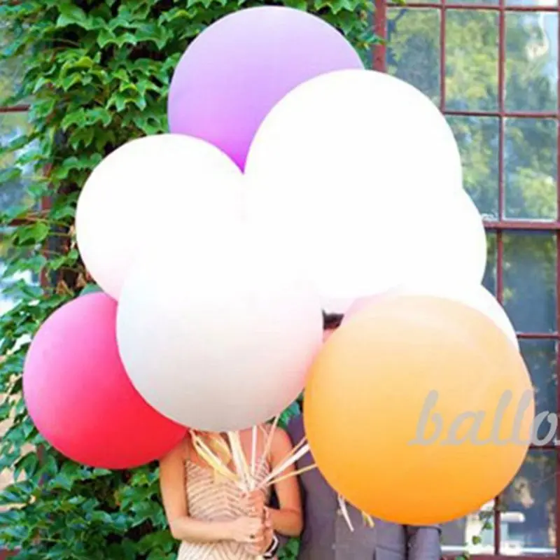 10pcs 36 Inch Giant Balloon Round Inflable Latex Jumbo Thick Balloons Wedding Party Decoration 4