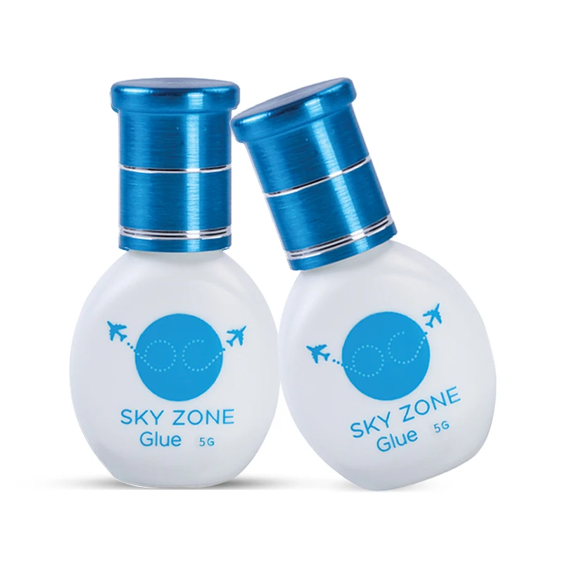 

10 Bottles Sky Zone Glue South Korea 1-2s Dry Time Fastest Strongest Eyelash Extensions Glue 5ml Grafting Strong Adhesive