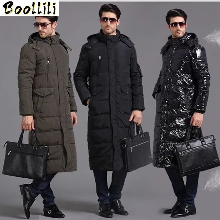 

Winter Jacket Men Parka 2020 Fashion 90% White Duck Down Jacket Men Plus Size Long Thick Hood Warm Windproof Jacket & Coat