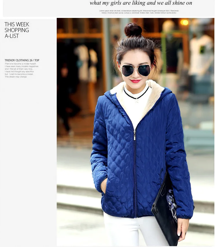 Autumn And Winter New Style Korean-style Short Slim Fit Cotton-padded Clothes Women's Berber Fleece Cotton Coat Students Ho