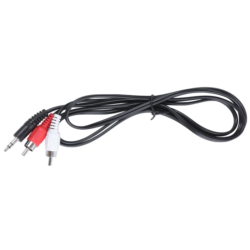 

3.5mm Headphones Plug Jack to 2 x RCA AV o Cable
