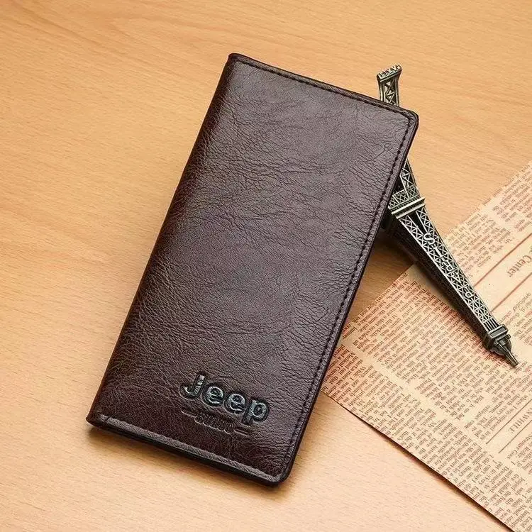

2019 New Style Men Long Clutch Wallet Briefcase Casual Wallet Korean-style Fashion Multifunctional Wallet