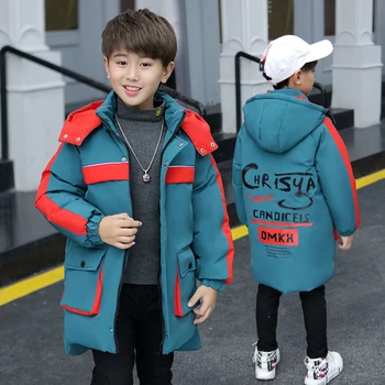 

Kids Winter Jacket 2019 Big Boy Clothes Children Winter Boys Down Jacket Padded Coat for boy Warm Thickening Outerwear