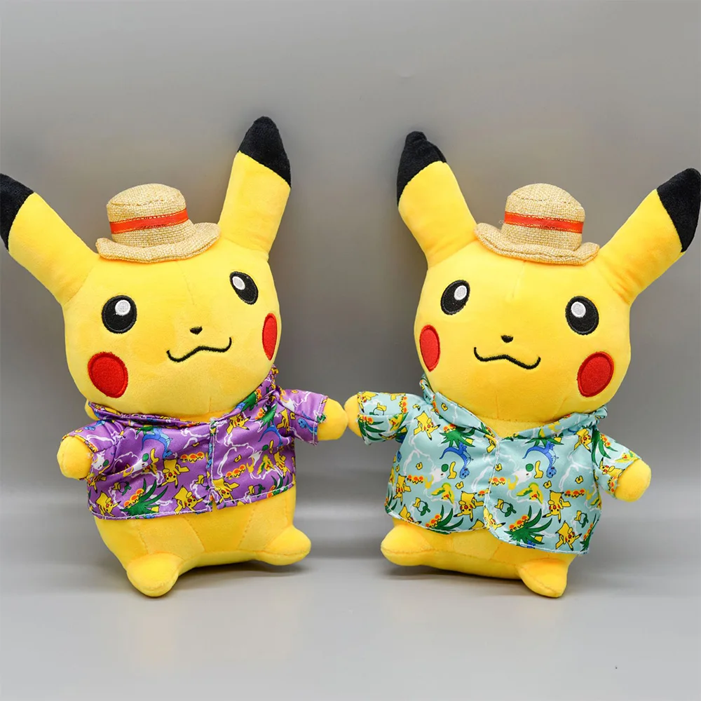 TAKARA TOMY PKM Плюшевая Кукла Покемон чучела Пикачу мягкая игрушка для детей рождественские подарки 4 куклы/набор 20 см